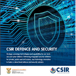 CSIR Defence and security sector brochure