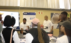 Students from TUT and Leap School of Science and Maths 