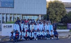 The UL students visited the Stellenbosch region for a field trip 