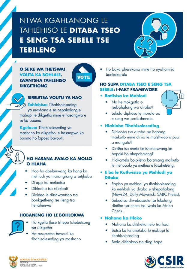 The Battle against Misinformation & Deep Fake Flyer-Sesotho.pdf