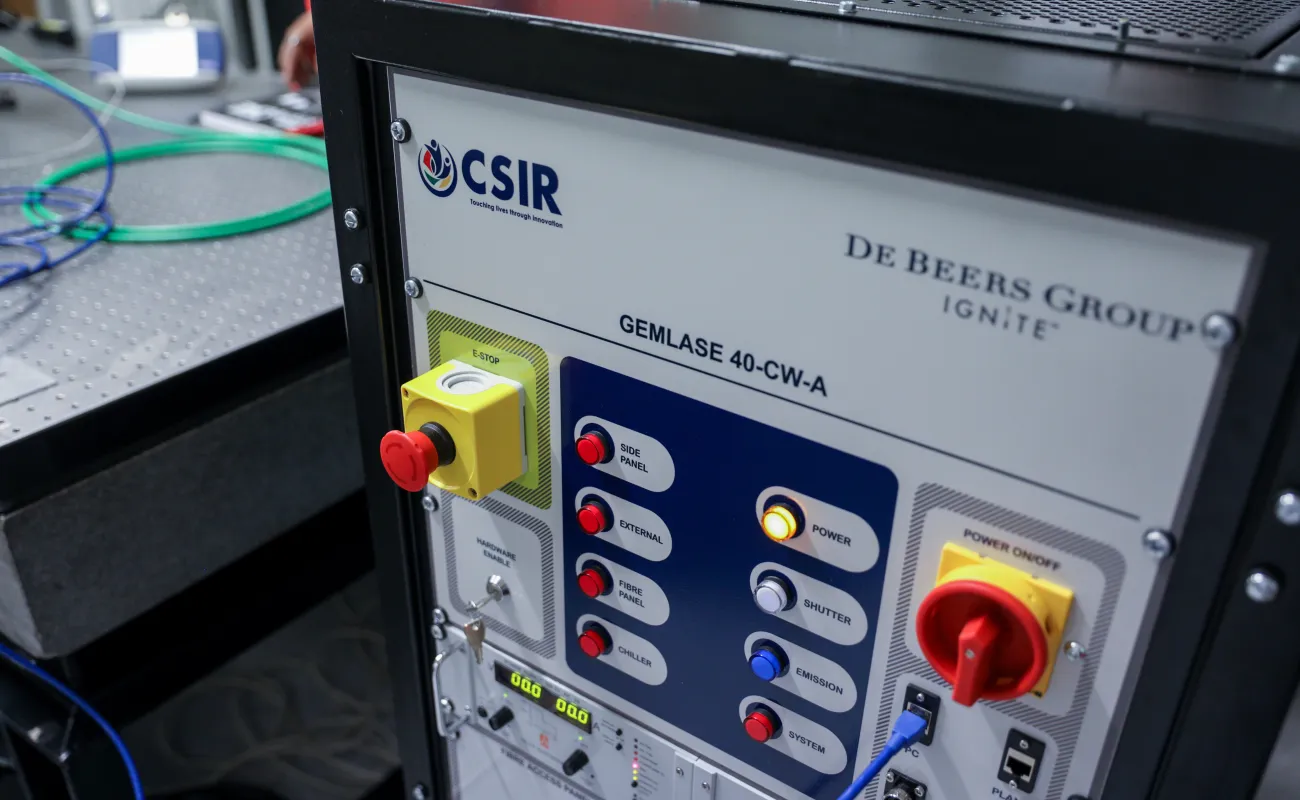 Man pointing at item