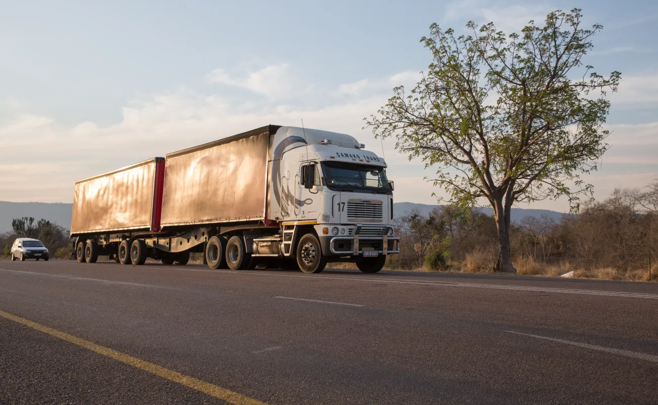 Graphic of logistics banner