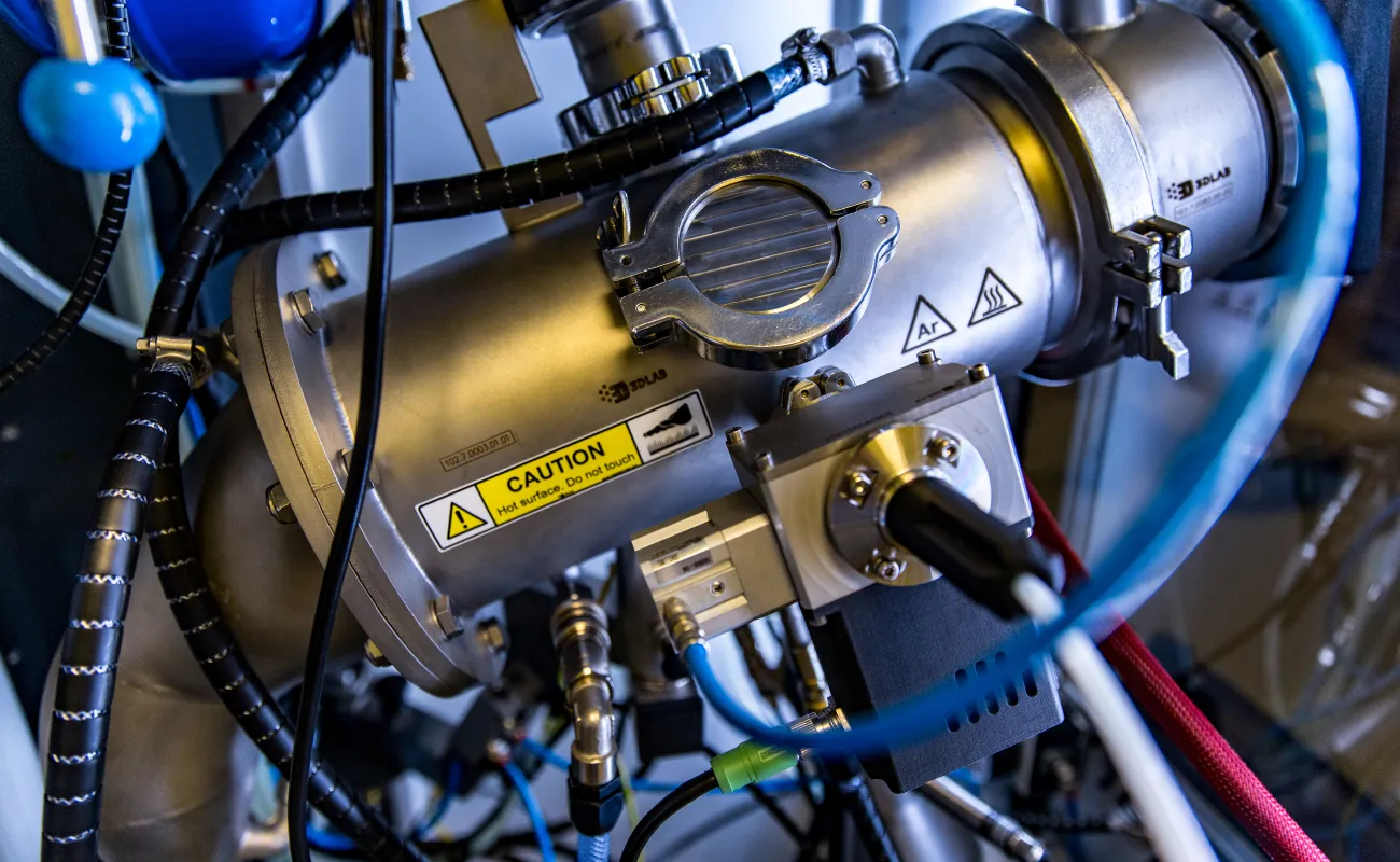 Man pointing at item