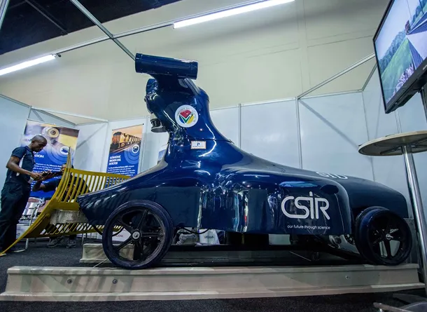 Person next to a vehicle