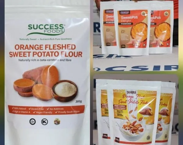 orange sweet potato products