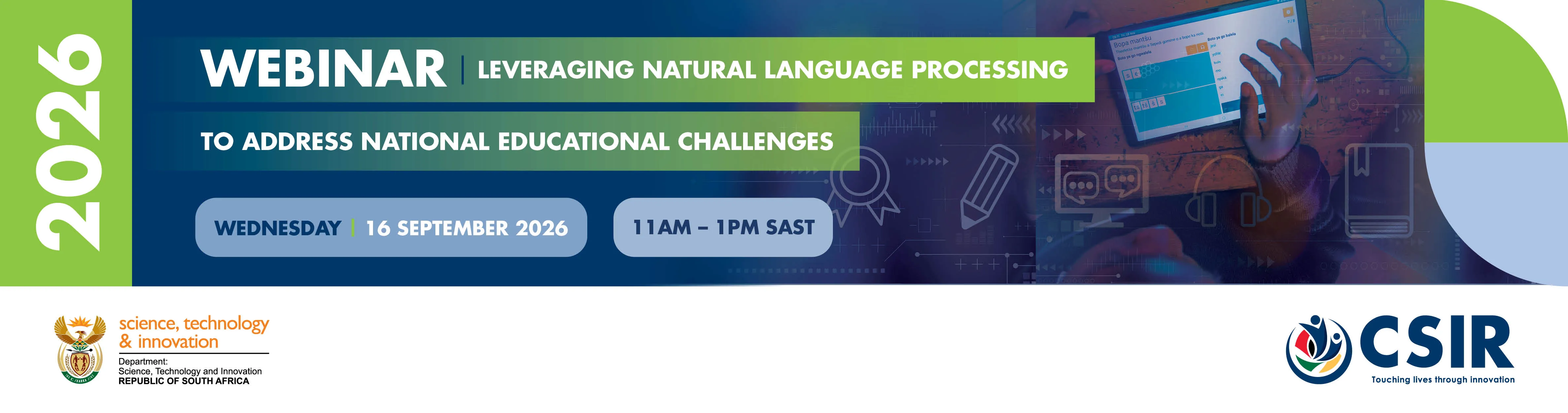 NLP Webinar banner
