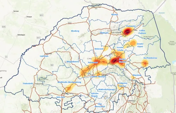 Hotspots Limpopo